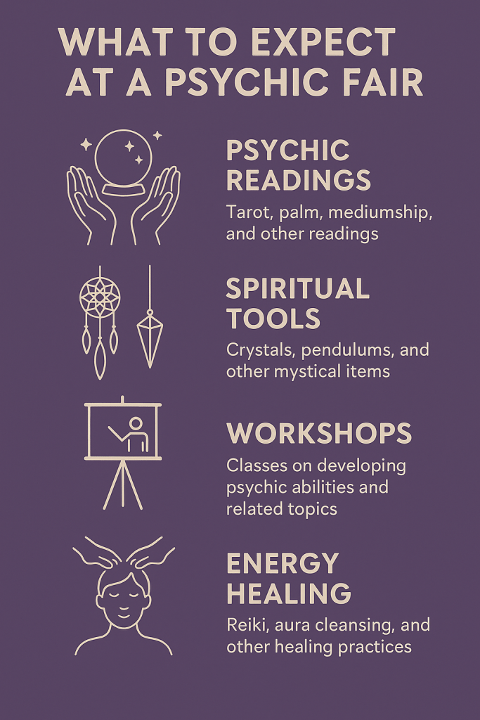 what to expect at a psychic fair